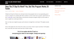 Desktop Screenshot of howtoloseweightrightnow.org