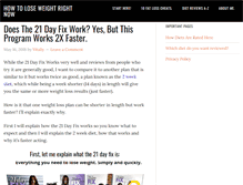 Tablet Screenshot of howtoloseweightrightnow.org